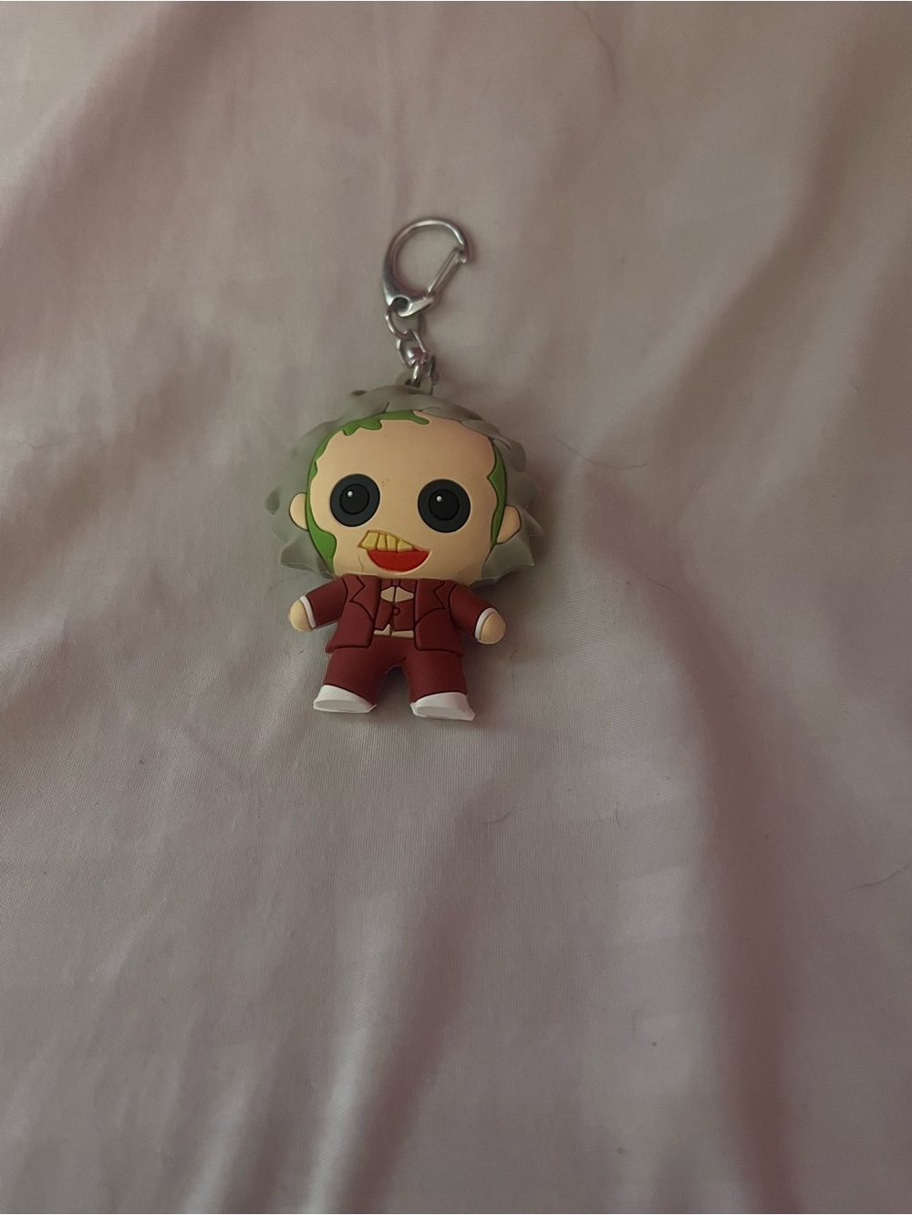 Beetlejuice keychain figure